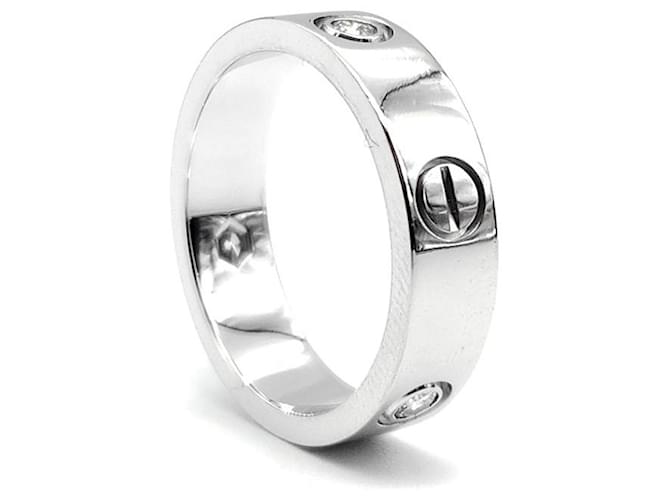 Cartier Anello Diamond Love Argento - vista 3