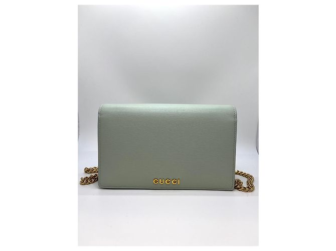 Gucci Portafoglio con catena con logo e tracolla Multicolore - vista 4