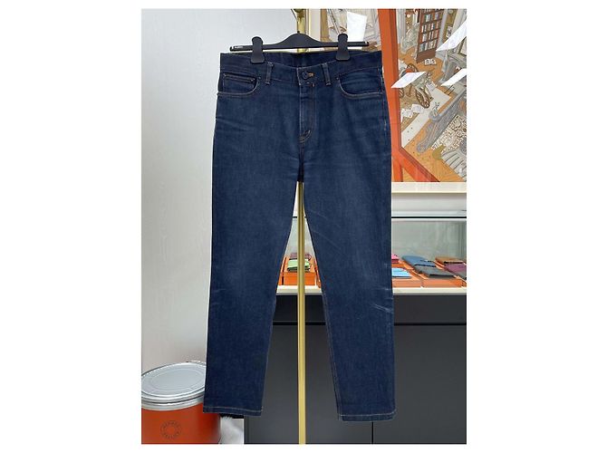 Louis Vuitton Washed Medium Blue Denim Black - view 2