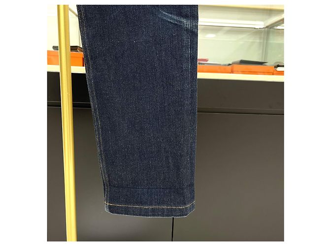 Louis Vuitton Washed Medium Blue Denim Black - view 4