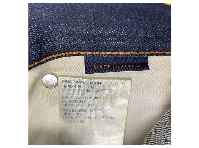 Louis Vuitton Washed Medium Blue Denim Black - view 9