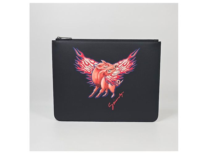 Givenchy Pochette en cuir COCHON Multicolore - vue 4