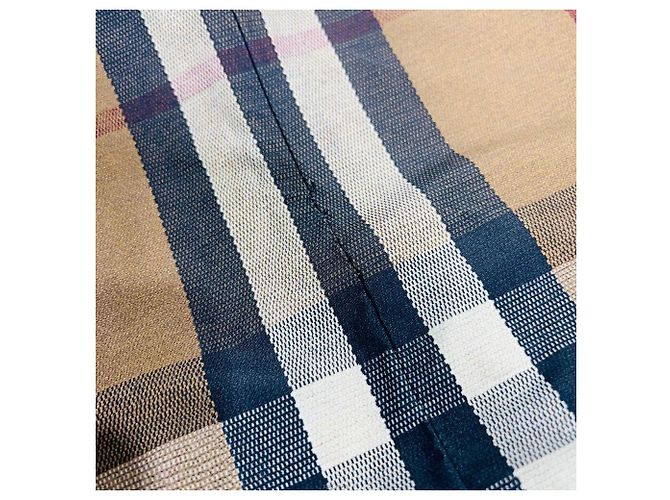 Burberry Check Jersey Rollkragen-Langarm-T-Shirt Braun - Ansicht 6