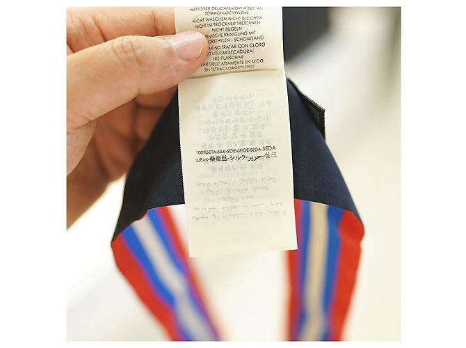 Gucci Pañuelo Twilly de seda con rayas Multicolor - vista 13