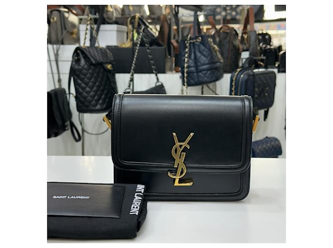 Saint Laurent Piccola borsa a tracolla nera Nero - vista 3