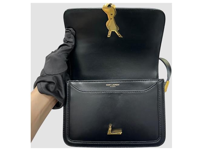 Saint Laurent Piccola borsa a tracolla nera Nero - vista 6