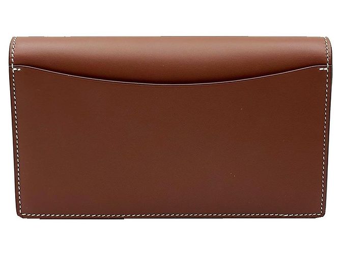 Loro Piana Clutch Extra Pouch e Borsa a Spalla Marrone - vista 6