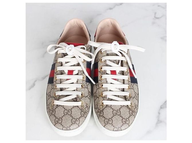 Gucci Ace Sneakers Brown Marrone - vista 7