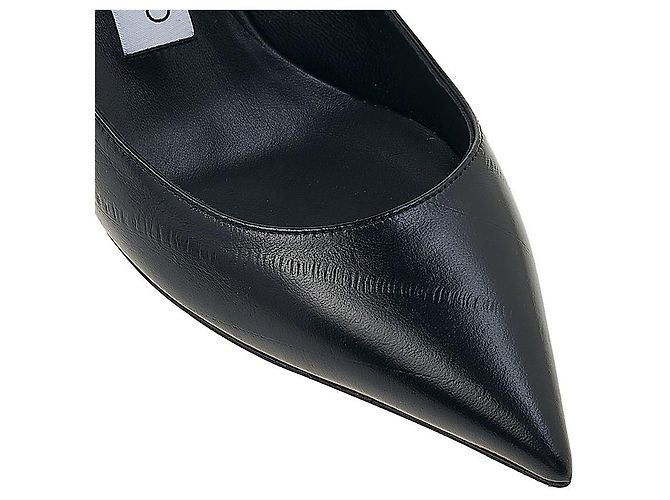 Jimmy Choo Mule con cinturino in cristallo da donna Nero - vista 9