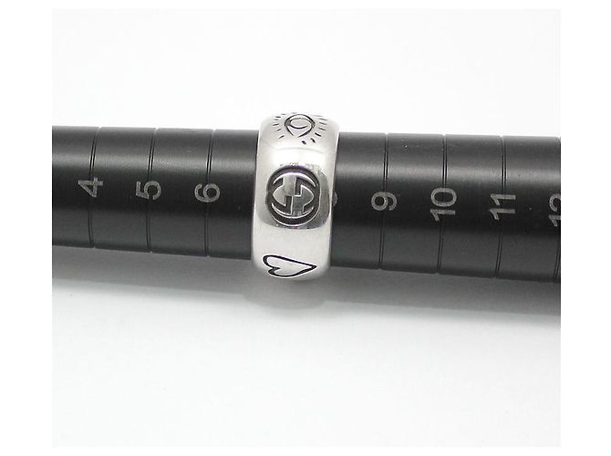 Gucci Anello Blind for Love in argento sterling - vista 8
