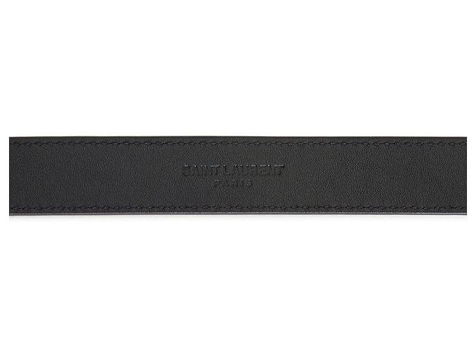 Saint Laurent Cintura Monogram da uomo Nero - vista 7