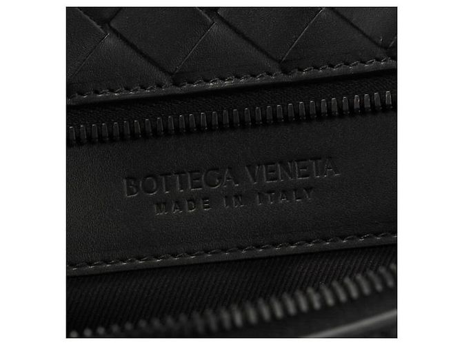 Bottega Veneta Clutch Intrecciato Nero - vista 5