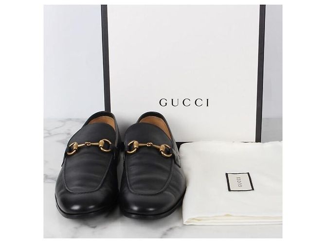 Gucci Mocassino in pelle con morsetto nero - vista 2