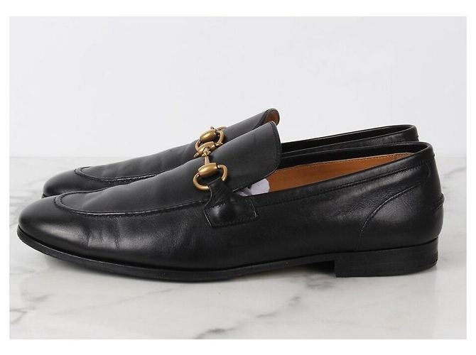 Gucci Mocassino in pelle con morsetto nero - vista 3