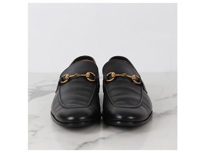 Gucci Mocassino in pelle con morsetto nero - vista 5