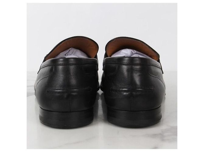 Gucci Mocassino in pelle con morsetto nero - vista 6