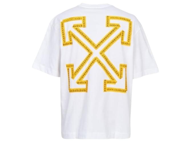 Off White Arrow Kurzarm-T-Shirt Weiß - Ansicht 2