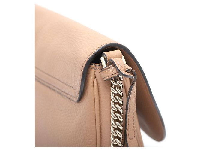 Gucci Borsa a Spalla e Borsa a Tracolla Soho Interlocking Gold Chain Marrone - vista 13