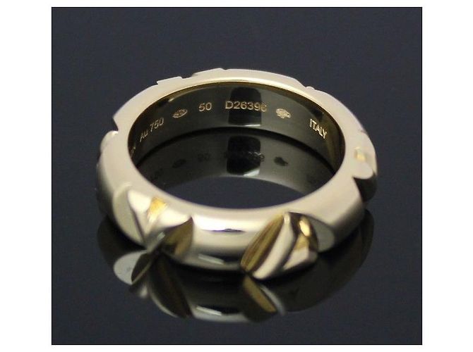 Louis Vuitton Anello LV Bolt in oro giallo - vista 5