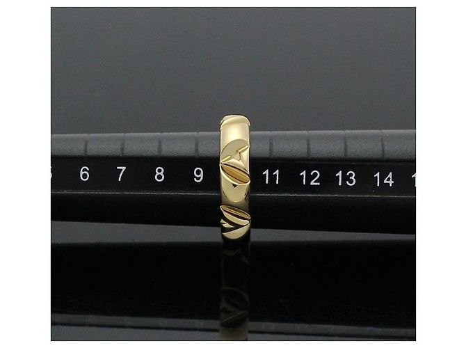 Louis Vuitton Anello LV Bolt in oro giallo - vista 6