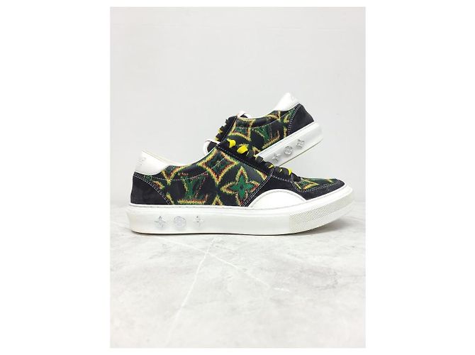 Louis Vuitton Sneakers LV Oli in jacquard monogram Nero - vista 2
