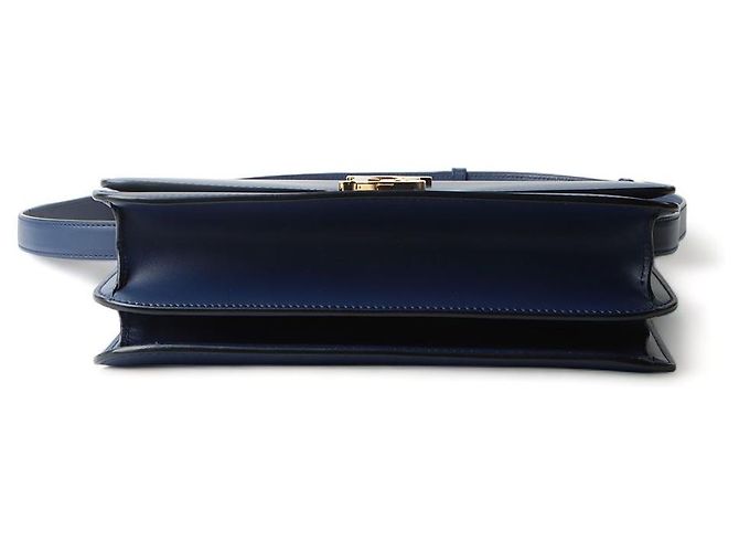 Burberry Leder TB Bag Medium Schultertasche mit Golddetails Blau - Ansicht 6