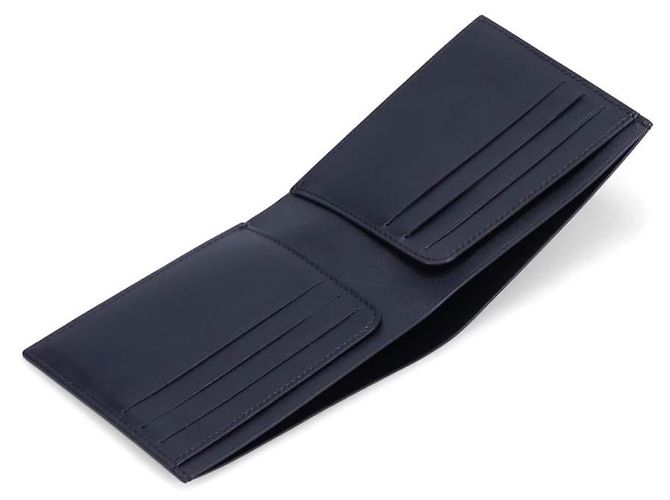 Portafoglio nero con taschino e logo Jil Sander - vista 12