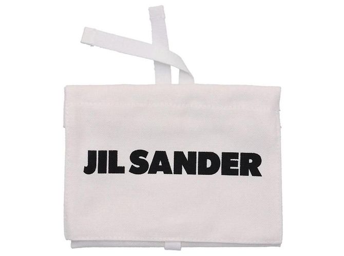 Portafoglio nero con taschino e logo Jil Sander - vista 16