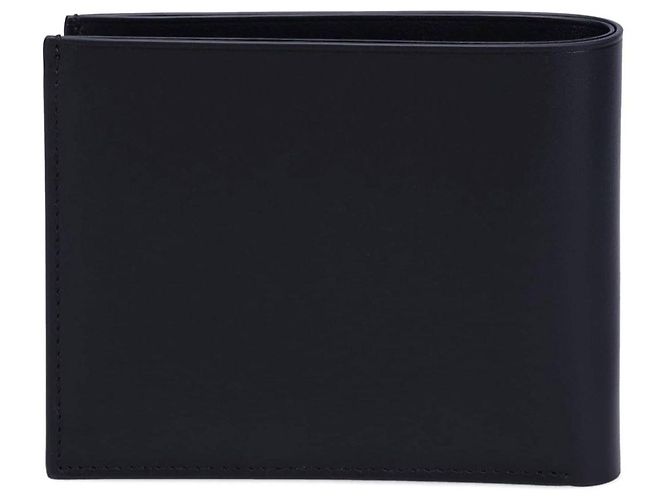 Portafoglio nero con taschino e logo Jil Sander - vista 3