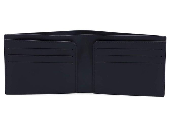 Portafoglio nero con taschino e logo Jil Sander - vista 6