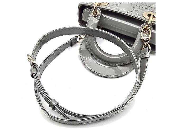 Borsa Christian Dior Lady Small Marrone - vista 5