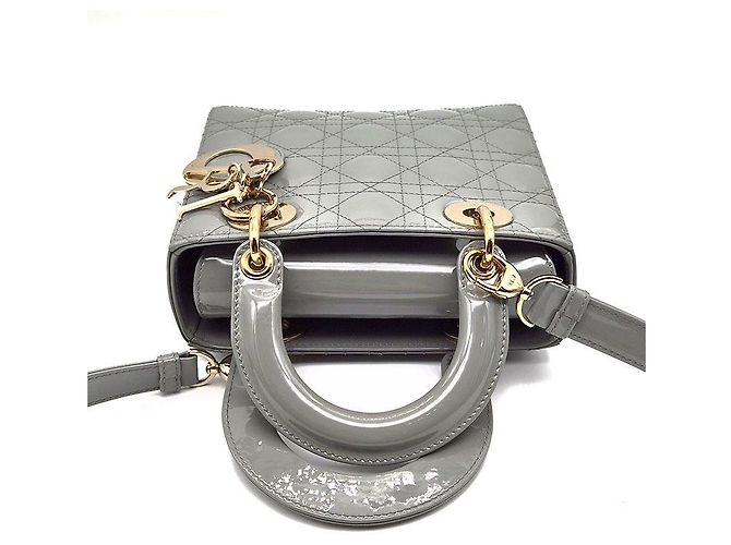 Borsa Christian Dior Lady Small Marrone - vista 6