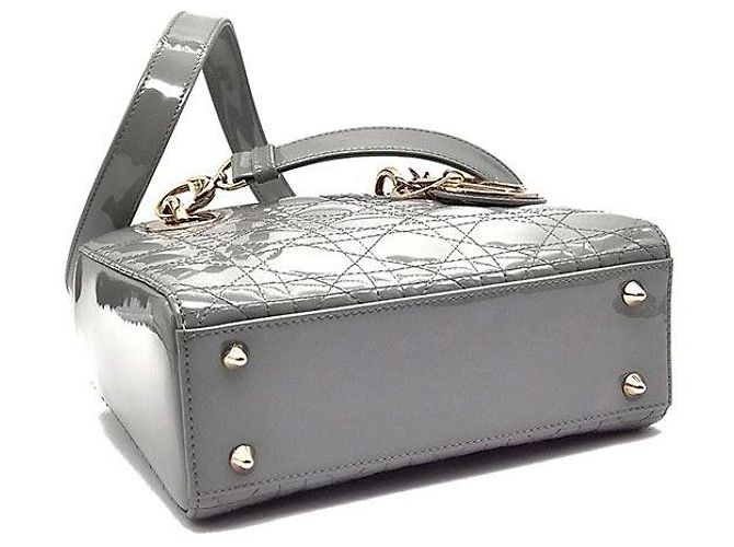 Borsa Christian Dior Lady Small Marrone - vista 7
