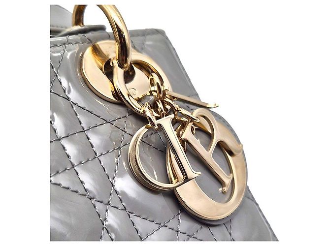 Borsa Christian Dior Lady Small Marrone - vista 8