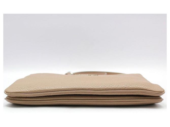 Prada Borsa a tracolla Vitello Phoenix Rosa Beige Marrone - vista 5