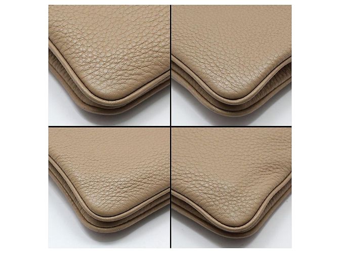 Prada Borsa a tracolla Vitello Phoenix Rosa Beige Marrone - vista 8