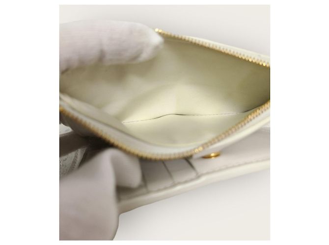 Bottega Veneta Tarjetero Cassette plegado chapado en oro blanco - vista 5