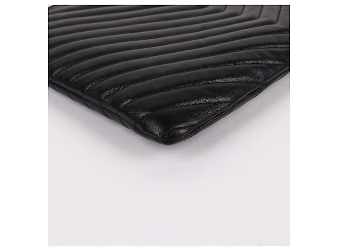 Saint Laurent Clutch Medium Matelassé Oro - vista 8