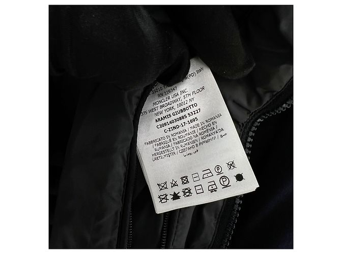 Moncler Aramis Black Patch Steppjacke Schwarz - Ansicht 6