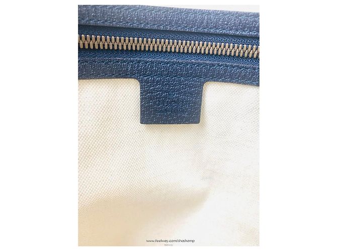 Gucci Borsa da viaggio in pelle scamosciata con icona teschio Multicolore - vista 7