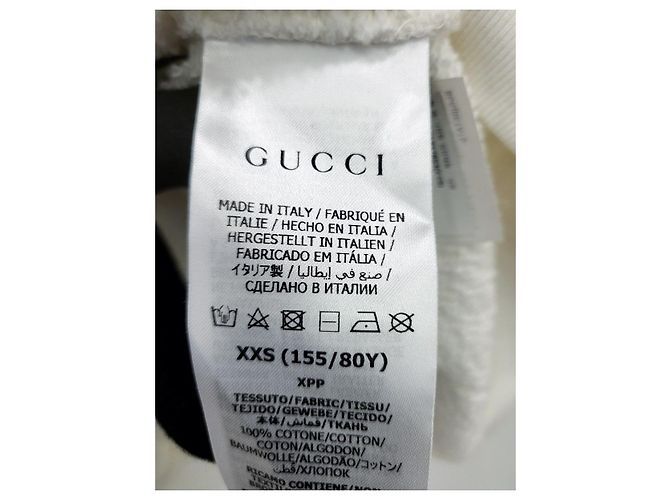 Gucci Kapuzenpullover mit Crystal Logo Stickerei XXS - Ansicht 6