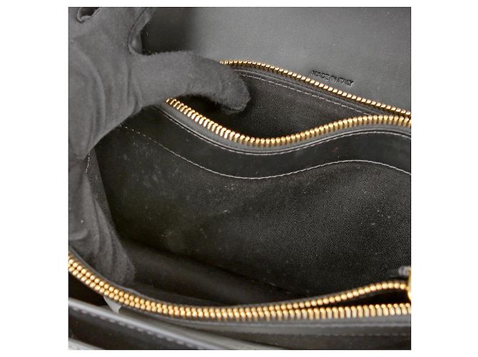Marni Bolsa de ombro e transversal em couro preto, tamanho Medium - vista 11