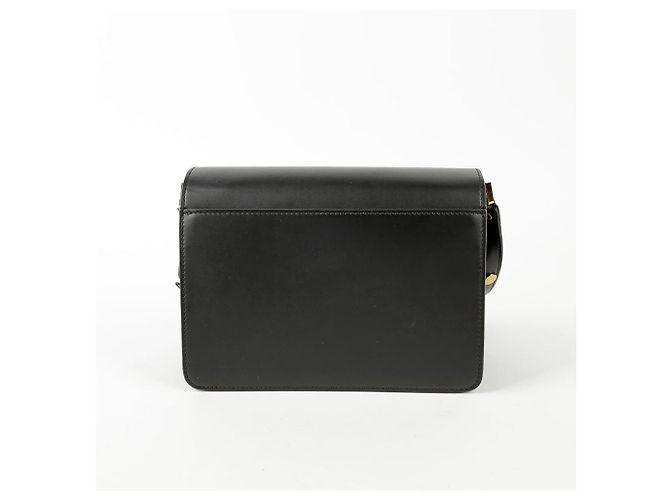 Marni Bolsa de ombro e transversal em couro preto, tamanho Medium - vista 3