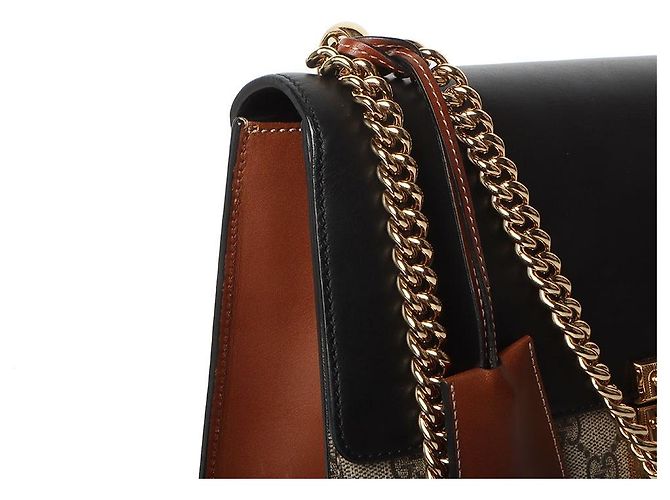 Padlock Gucci Borsa a tracolla GG Supreme con lucchetto Multicolore - vista 4