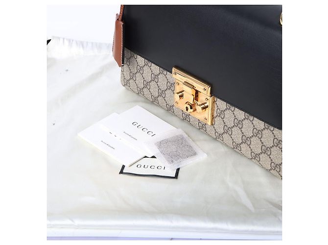 Padlock Gucci Borsa a tracolla GG Supreme con lucchetto Multicolore - vista 9