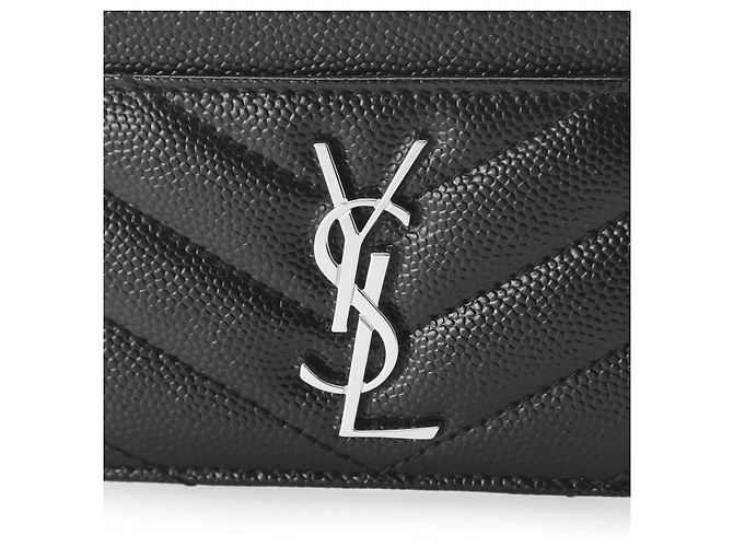 Tarjetero Monogram Saint Laurent Negro - vista 6