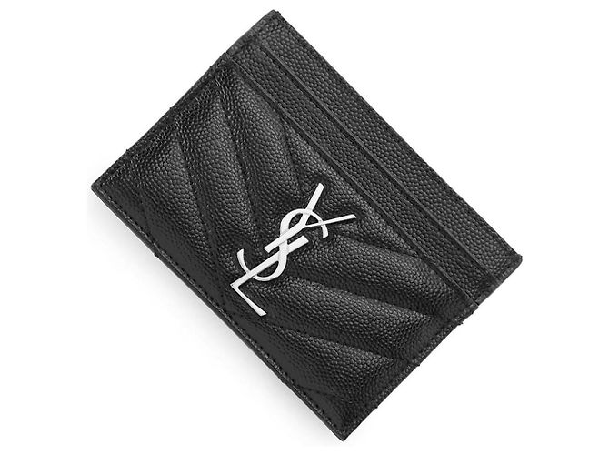 Tarjetero Monogram Saint Laurent Negro - vista 8