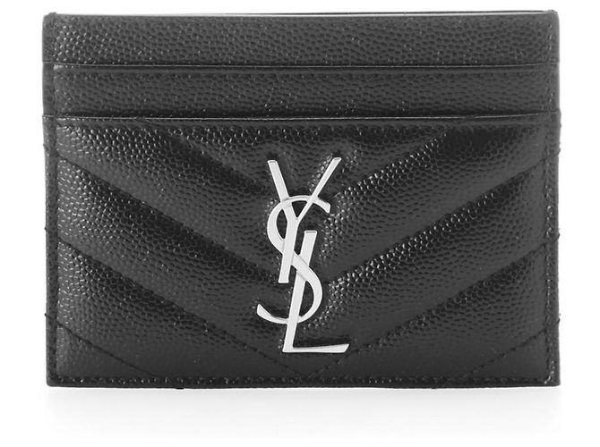 Tarjetero Monogram Saint Laurent Negro - vista 9