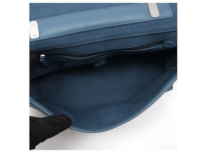 Mulberry Blaue Lily Leder Schultertasche Crossbody Bag, Größe Medium, Silber - Ansicht 8