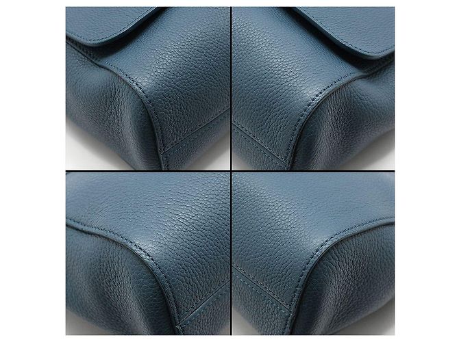 Mulberry Blaue Lily Leder Schultertasche Crossbody Bag, Größe Medium, Silber - Ansicht 9